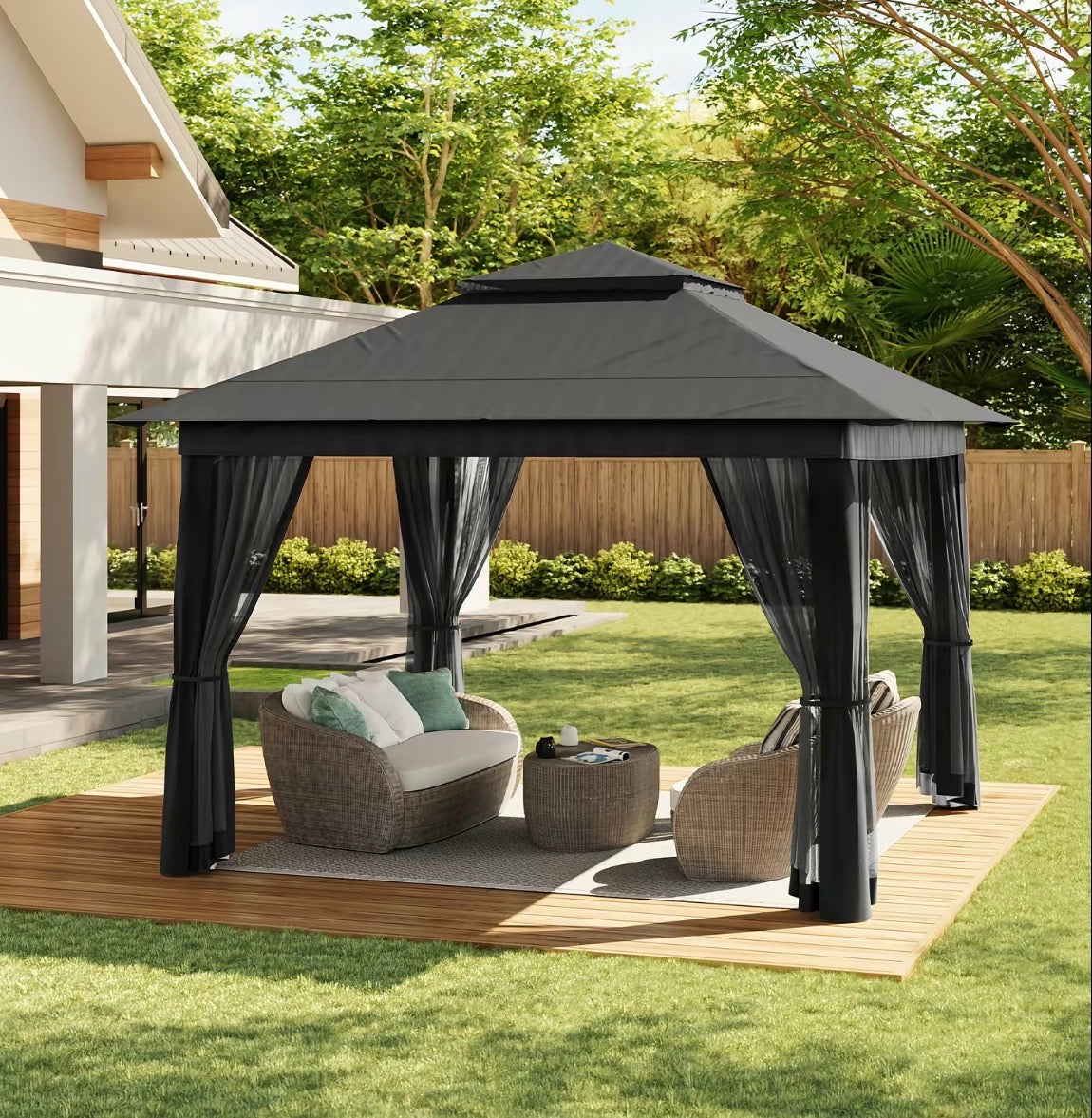 Outdoor 11x11 Pop Up Gazebo Tent