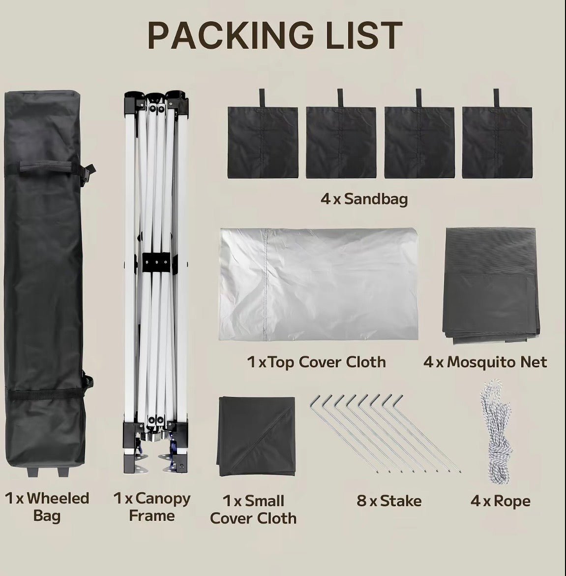 Outdoor 11x11 Pop Up Gazebo Tent